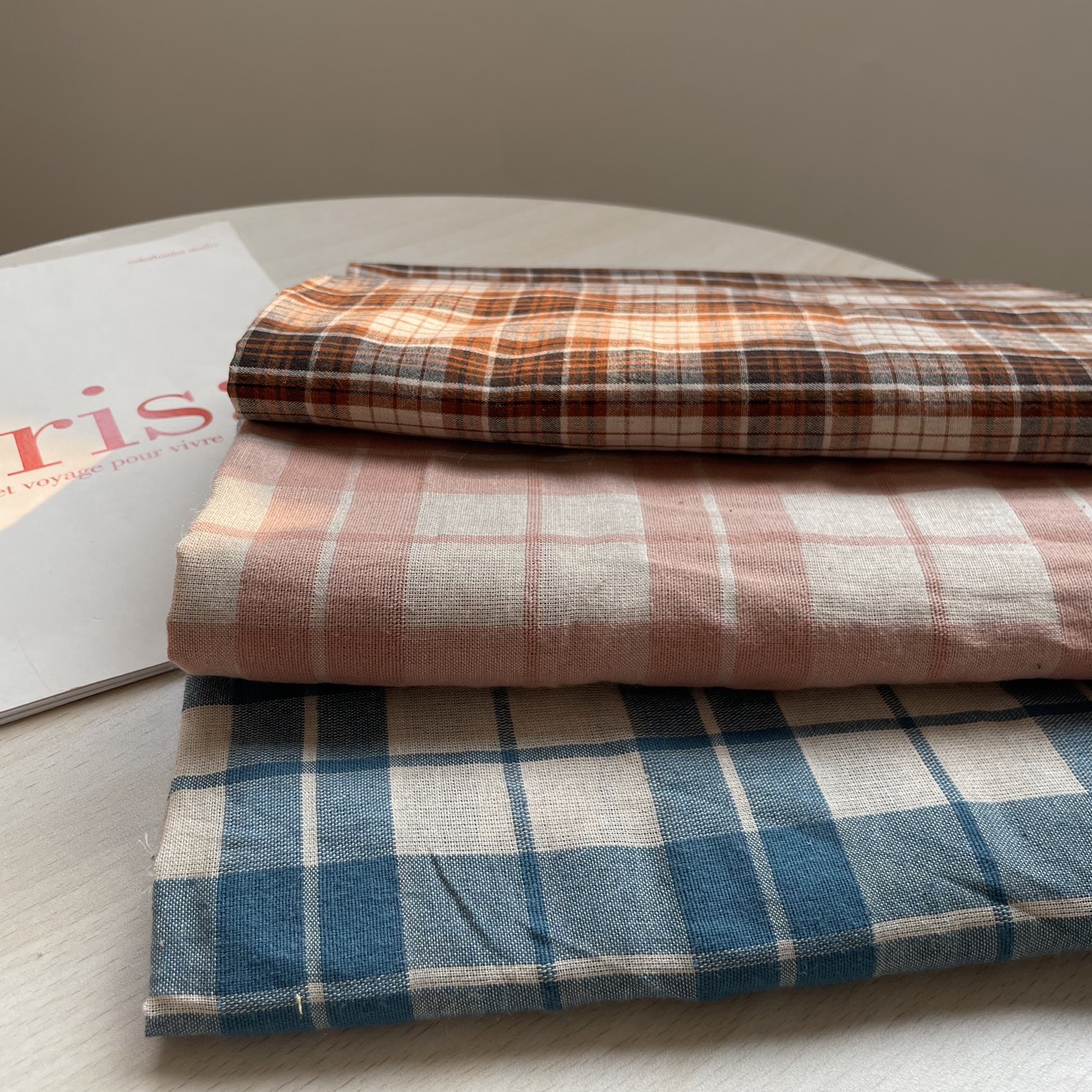 Vải Caro Sọc Nhà Vải Linen