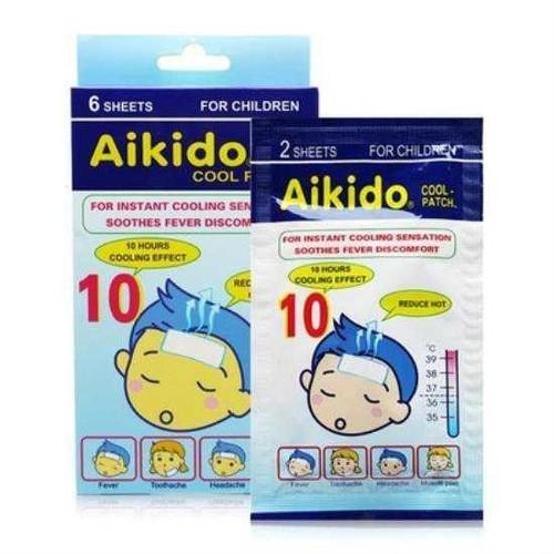 MIẾNG DÁN HẠ SỐT AIKIDO (TÚI 2 MIẾNG)