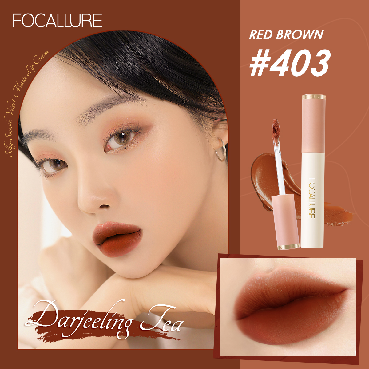 FOCALLURE Son kem lì mềm mịn và dễ tán