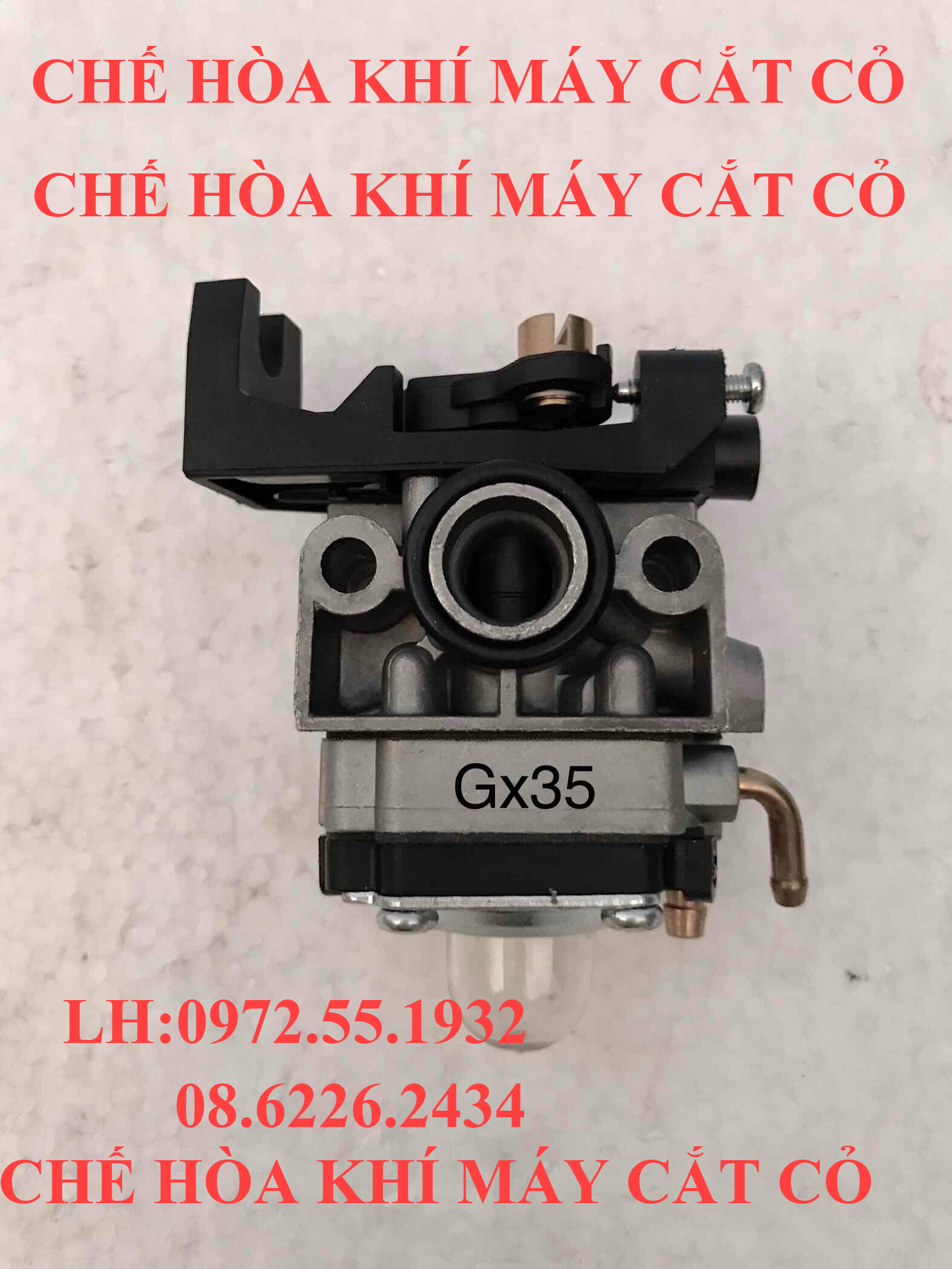 Chế hoà khí máy cắt cỏ gx 35 chính hãng