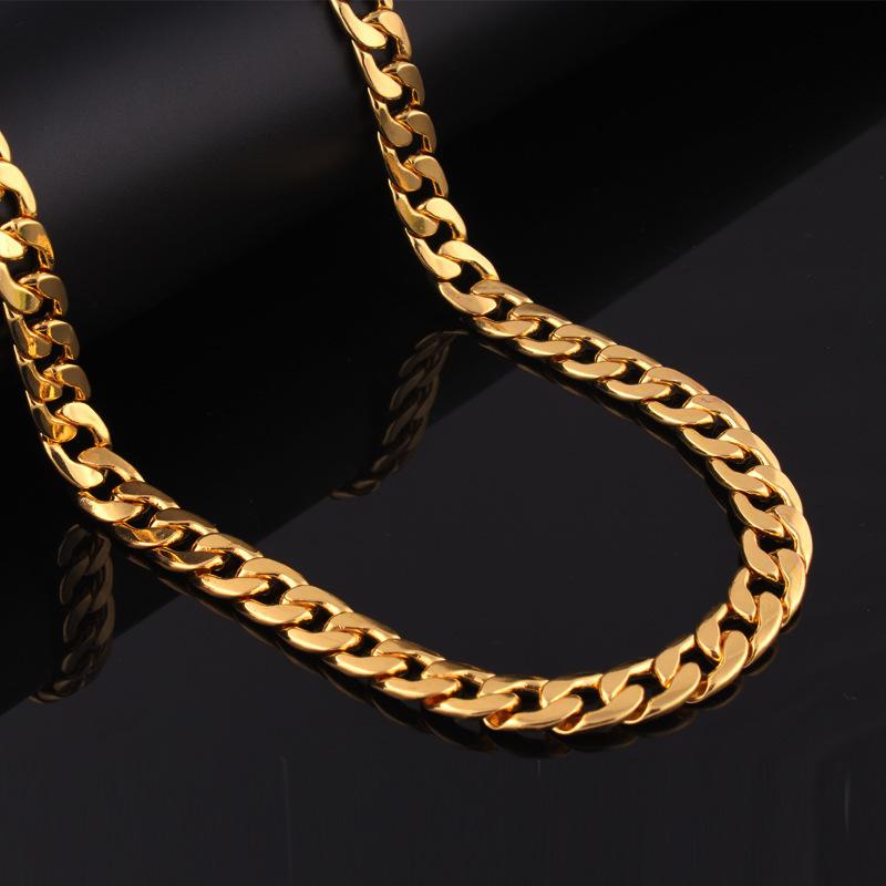 [ Phụ Kiện Thời Trang ] Dây chuyền nam  mạ vàng Bracelet