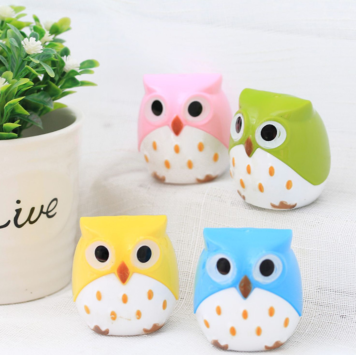 Đồ Chuốt Bút Chì Hình Con Chim Cú Siêu Yêu