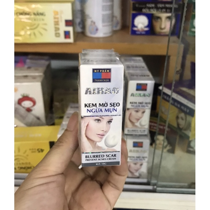 Kem mờ sẹo ngừa mụn aihao 10g