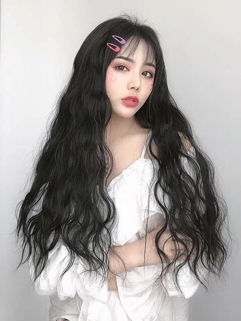 tóc giả kẹp phím xù❤️💝freeship-ảnh thật
