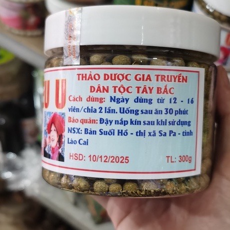 Tiêu U - Thảo Dược dân tộc Dao Đỏ (Hộp 300gram)