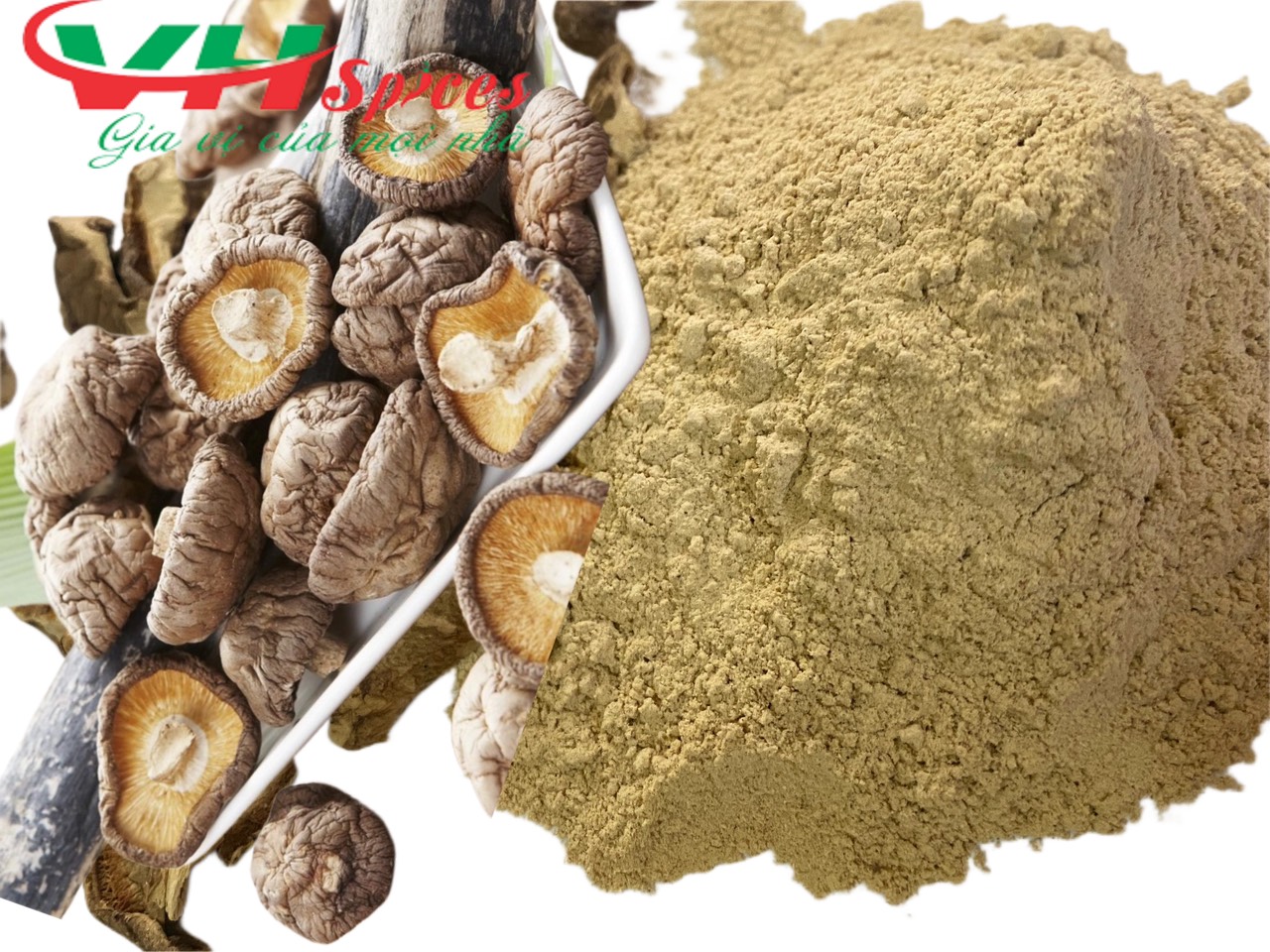 Bột Nấm Đông Cô - Bột Nấm Hương(Shiitake Mushrooms Powder) Việt Hiệp