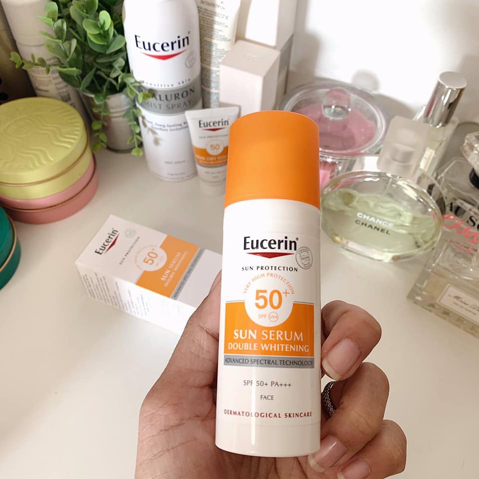 Kem Chống Nắng Eucerin Sun Serum Double Whitening SPF50