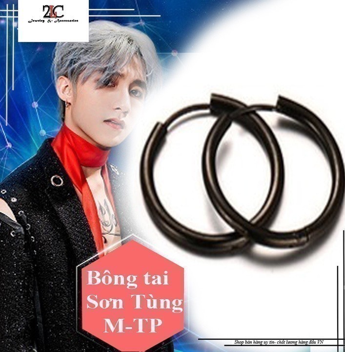 [HCM]Bông Tai Tròn Thời Trang Sơn Tùng MTP(1 Chiếc)