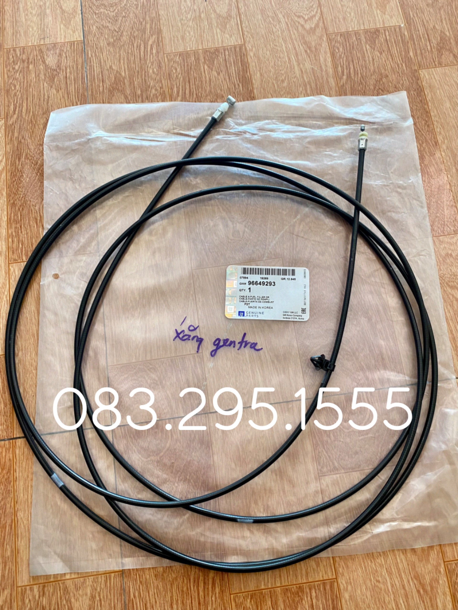 Dây mở nắp bình xăng Gentra ( Xịn , dây giật )