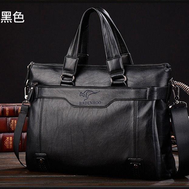 Authentic men s bags for men s handbags kangaroo cross section briefcase
