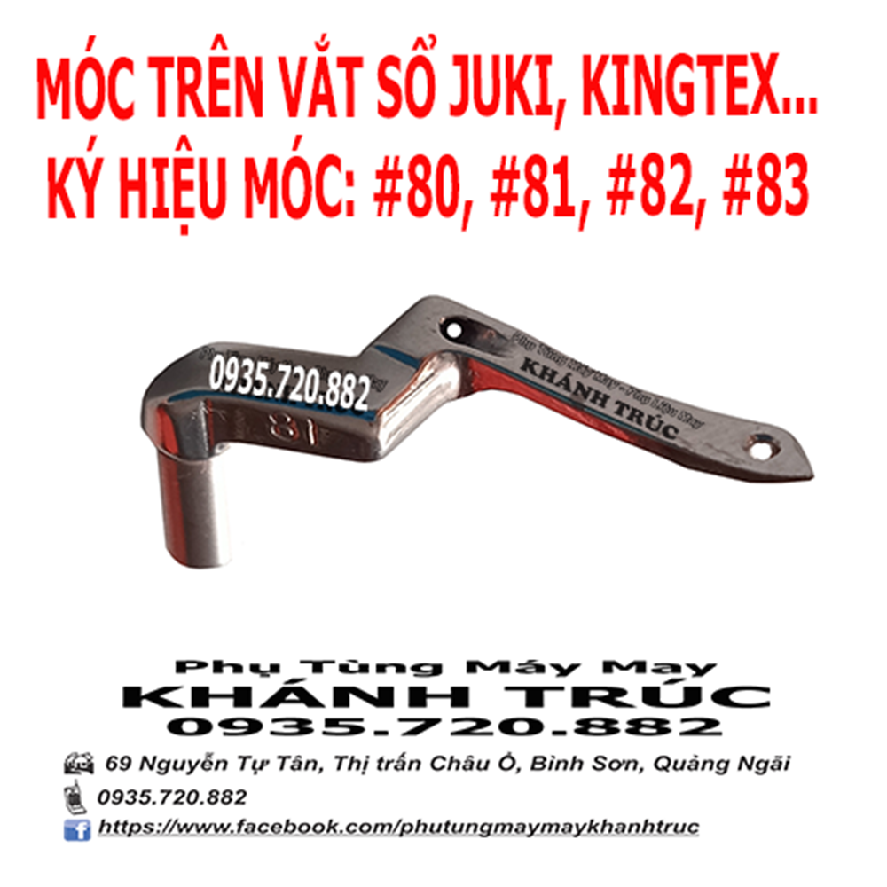 Móc trên máy vắt sổ công nghiệp JUKI MO2500