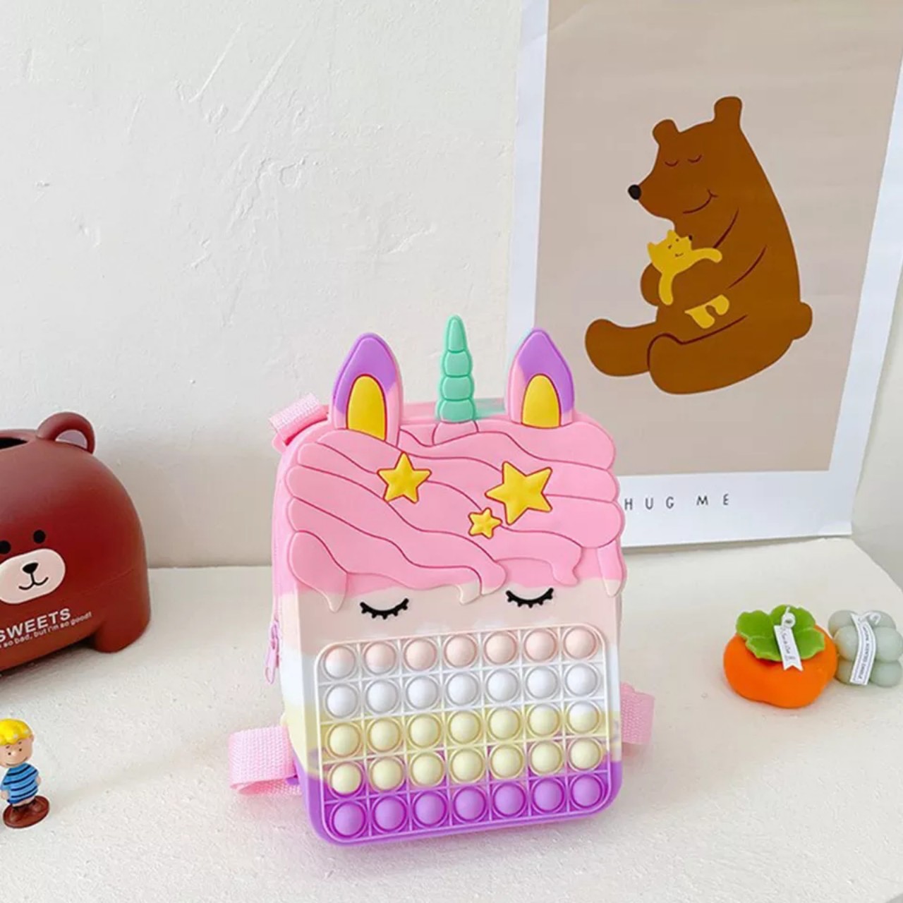 Balo POP IT PONY bằng silicon