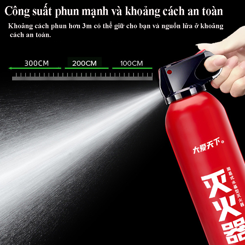 Bình Xịt Chữa Cháy Bình Cứu Hỏa Mini Dập Lửa Khẩn Cấp Ô tô Văn Phòng Siêu Nhanh