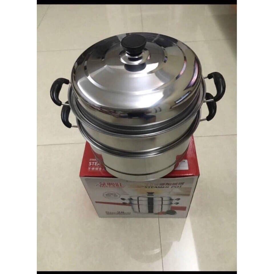 NỒI HẤP INOX 3 TẦNG 28CM