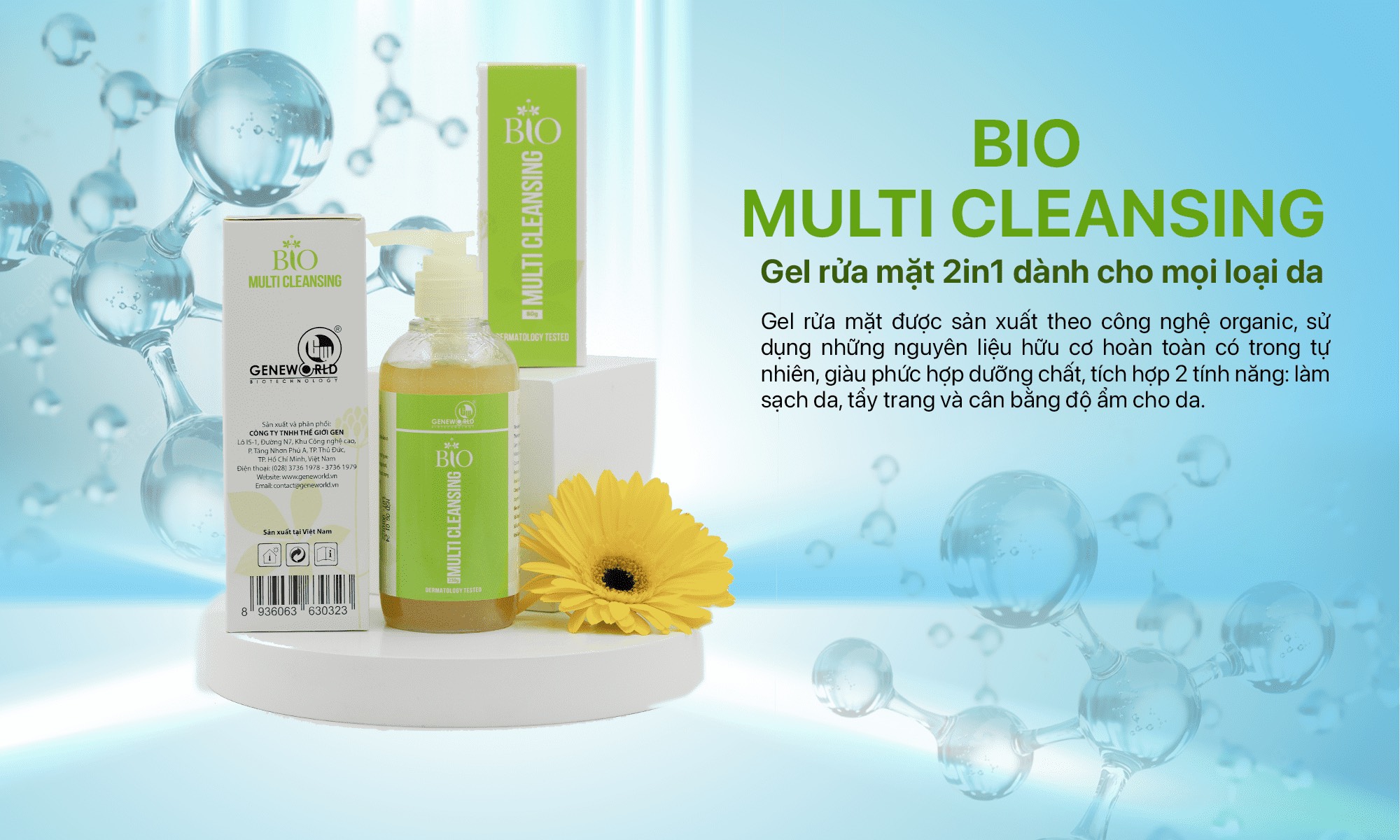 Thải độc Bio Detox mask GENEWORLD - Lyo.shop