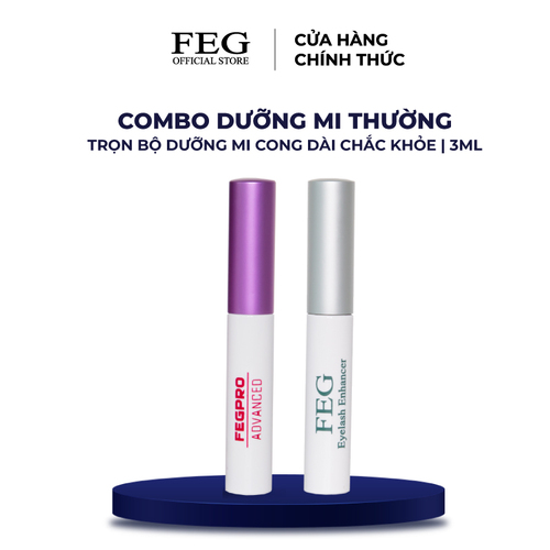 Combo Serum Dưỡng Mi FEG EyeLash Enhancer và FEG Pro Advanced 3ml | Mi Dài Vượt Trội Sau 14 Ngày