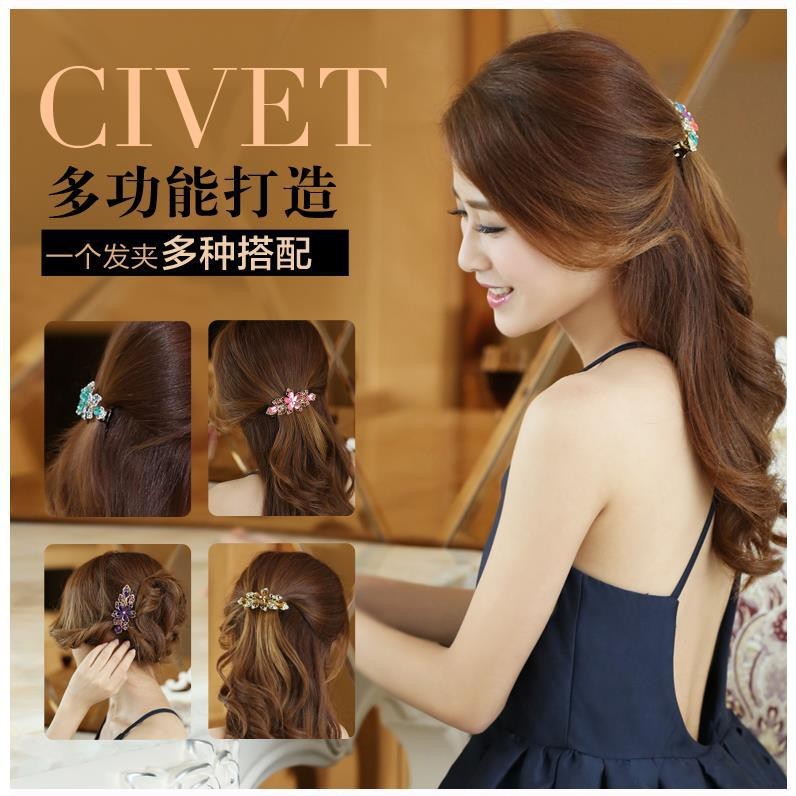 [HCM]Kẹp tóc đính đá lấp lánh(kẹp nửa tóc)