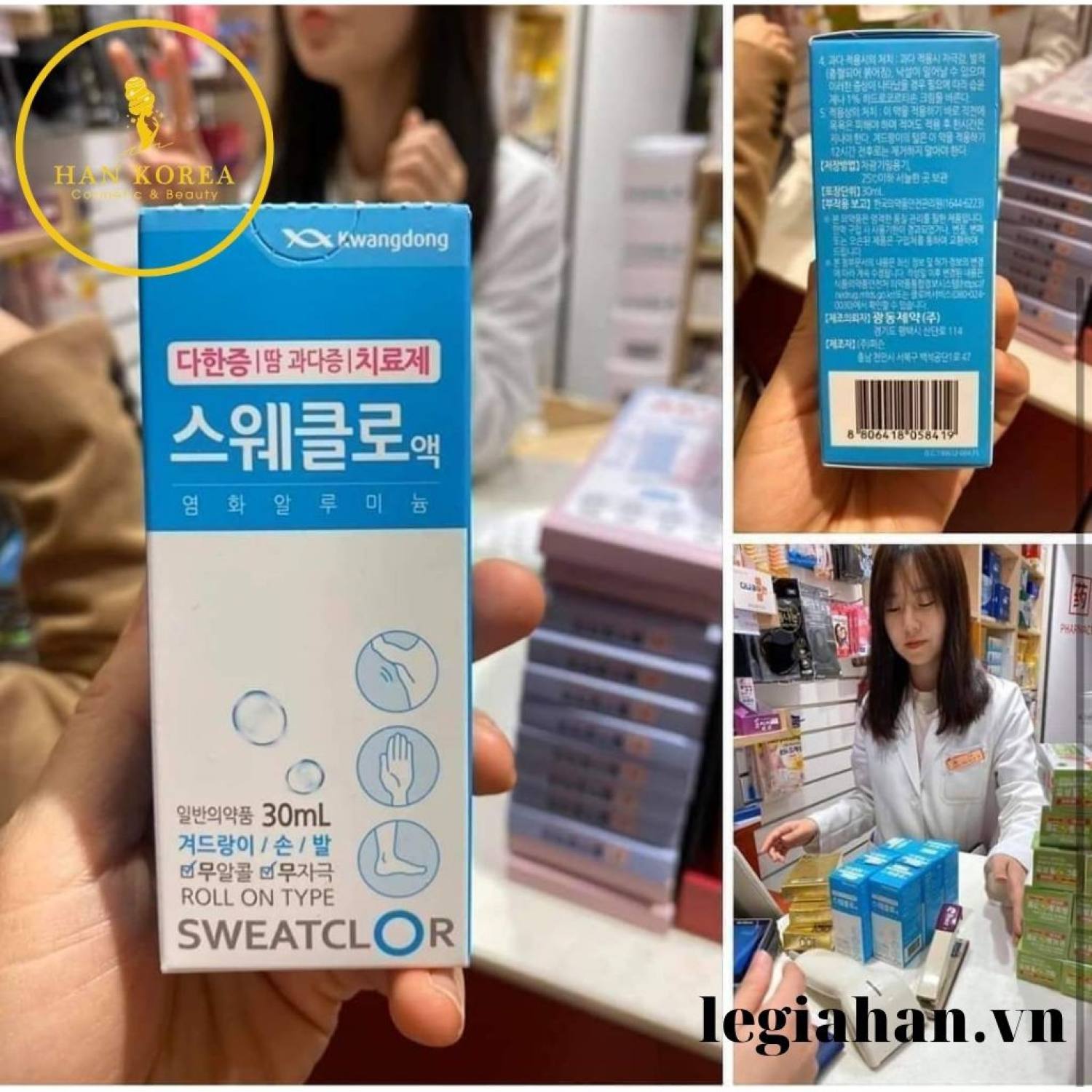 Lăn khử mùi KWANGDONG 30ml