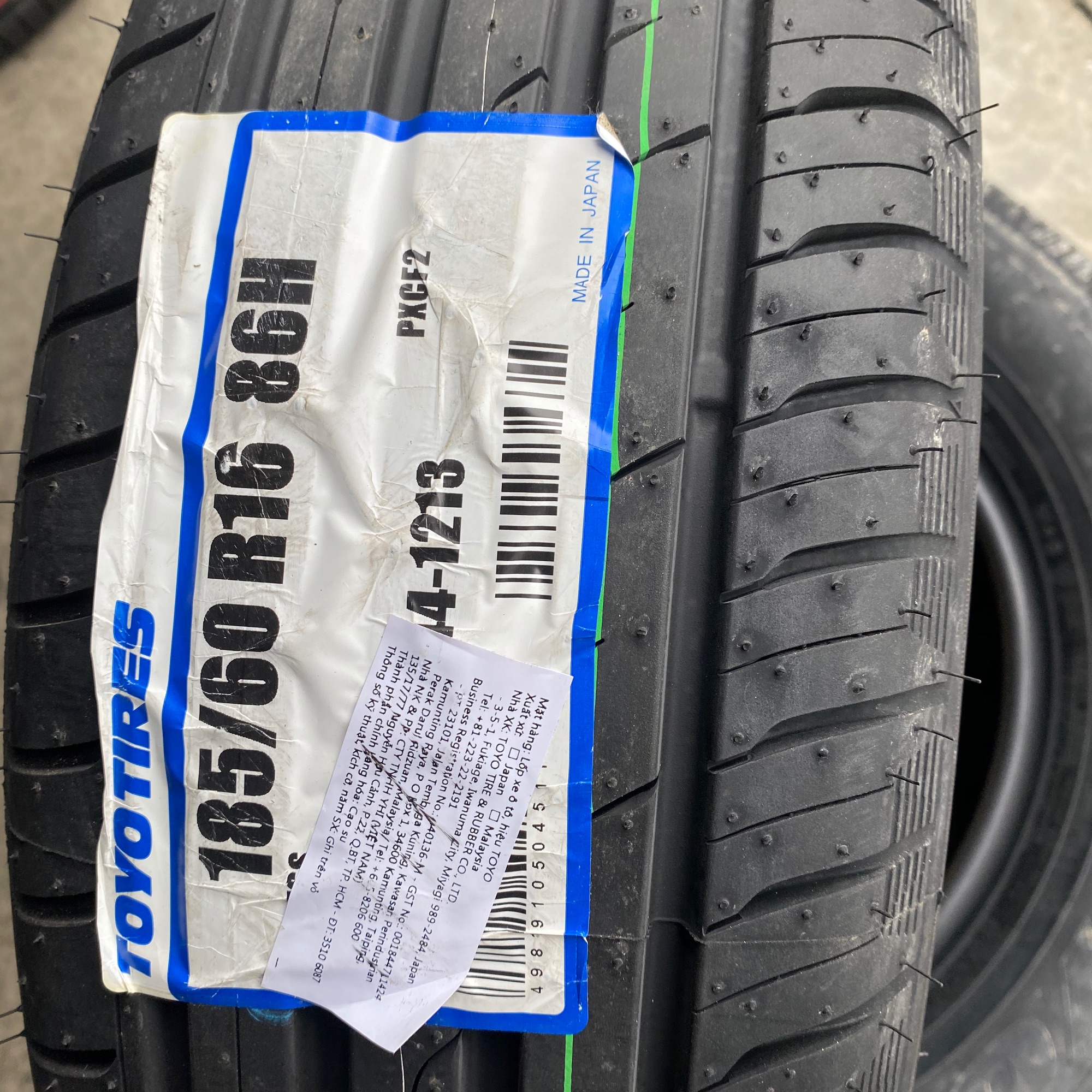 185/60r16 Toyo Japan