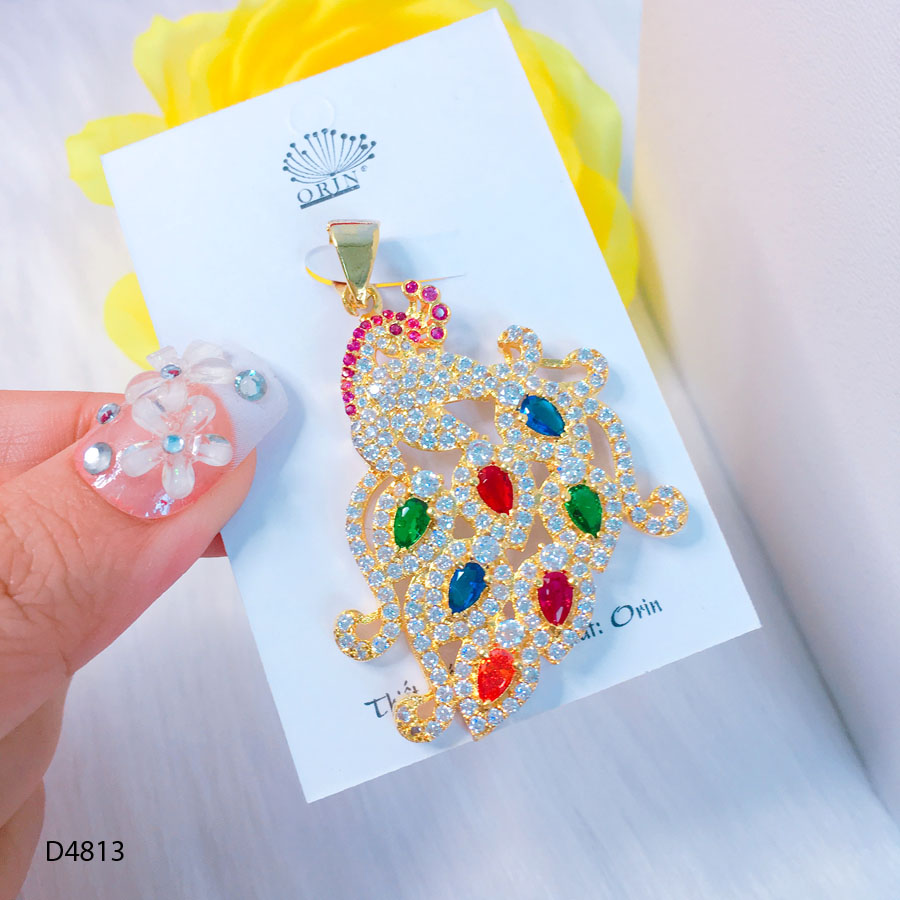 Mặt dây chuyền nữ , mặt công thiết kế cao cấp Orin D4813 - Long Tien