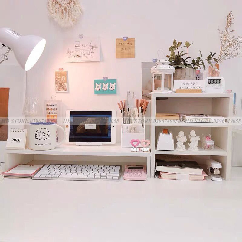 MIỄN PHÍ SHIP Kệ Sách Để Bàn - 3 Tầng - Lắp Ghép