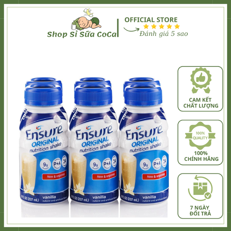 Sữa Ensure nước 237ml lốc 6 chai