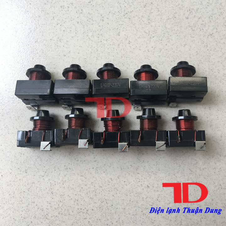 Rờ le cơ block tủ lạnh 1 phần 4 ngựa