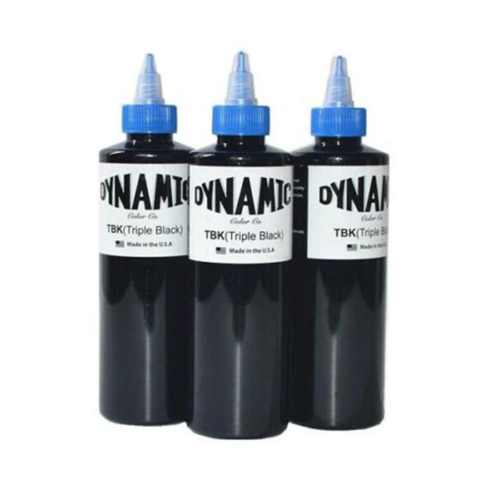 Mực Xăm Hình Dynamic Triple Black 8oz