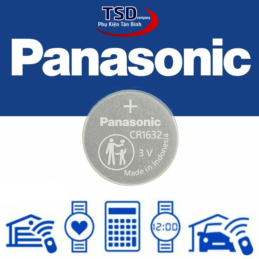 Genuine Panasonic CR1632 Lithium 3V CMOS Battery