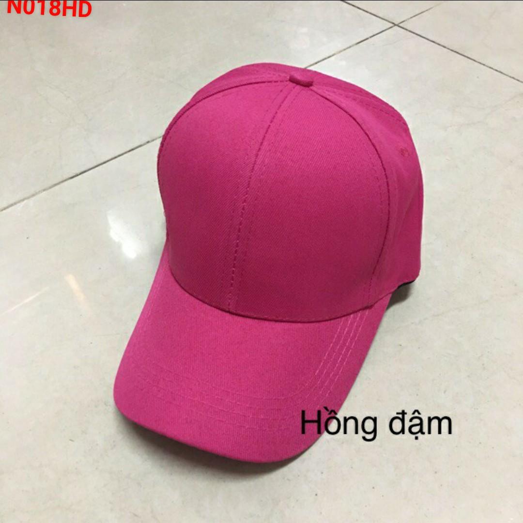 Nón Kết Trơn rẻ, Mũ Lưỡi Trai Rẻ Đủ Màu - 16 Màu Tự Chọn (đen, xám, vàng, đỏ, xanh, trắng, hồng) KET TRON