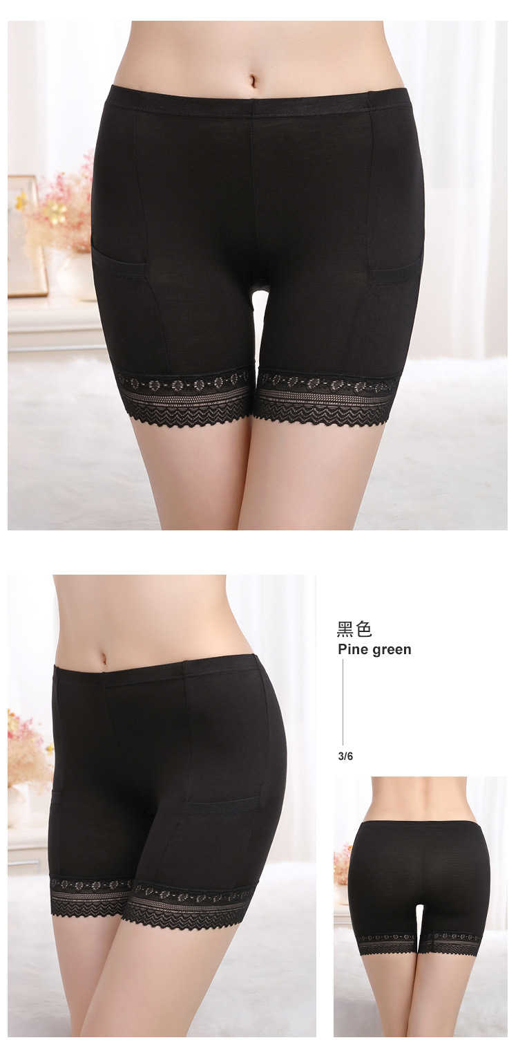 Quần đùi cotton mặc trong váy có túi