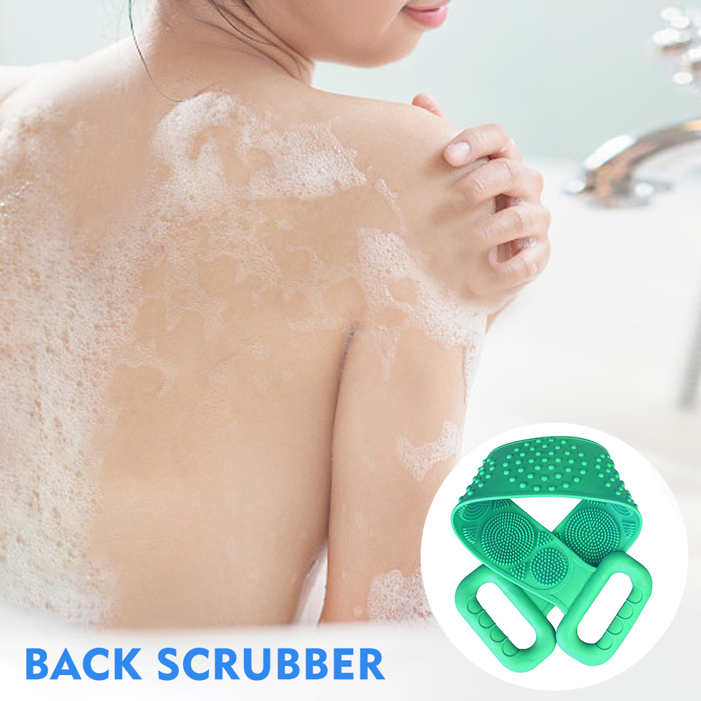 Đai massage tắm silicon, đai cọ lưng tắm