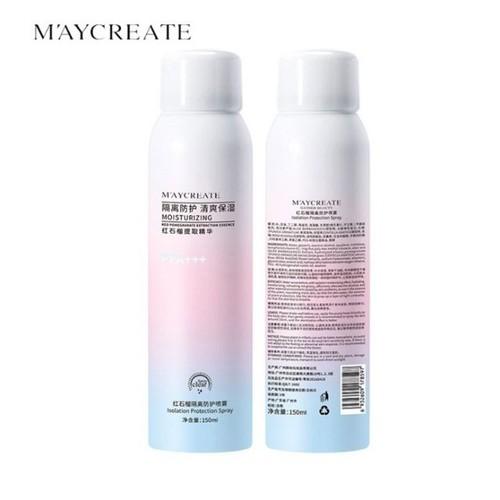 Xịt Chống Nắng Trắng Da Maycreate 150ml