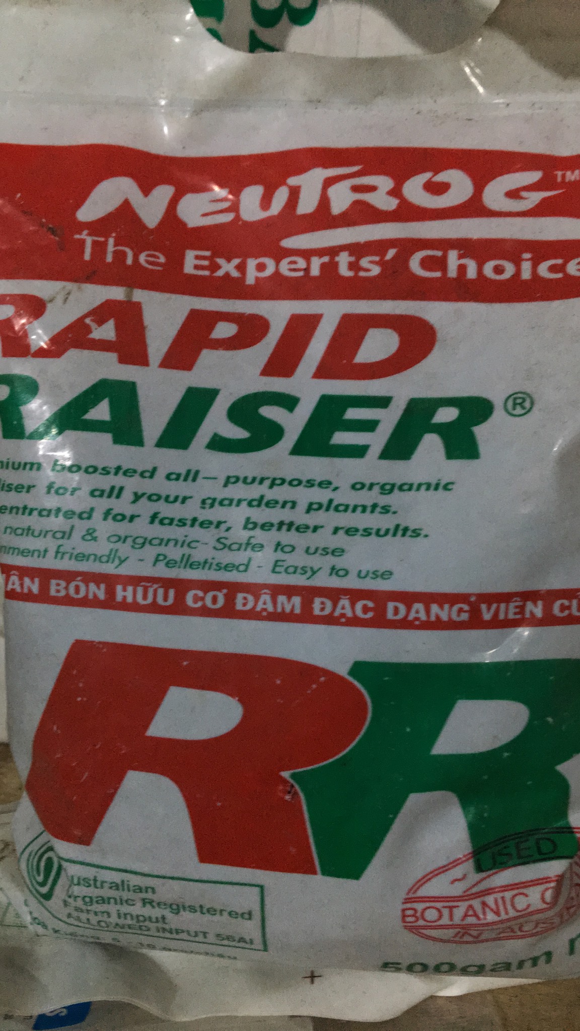 PHÂN HỮU CƠ TAN CHẬM RAPID RAISER nhập khẩu Úc