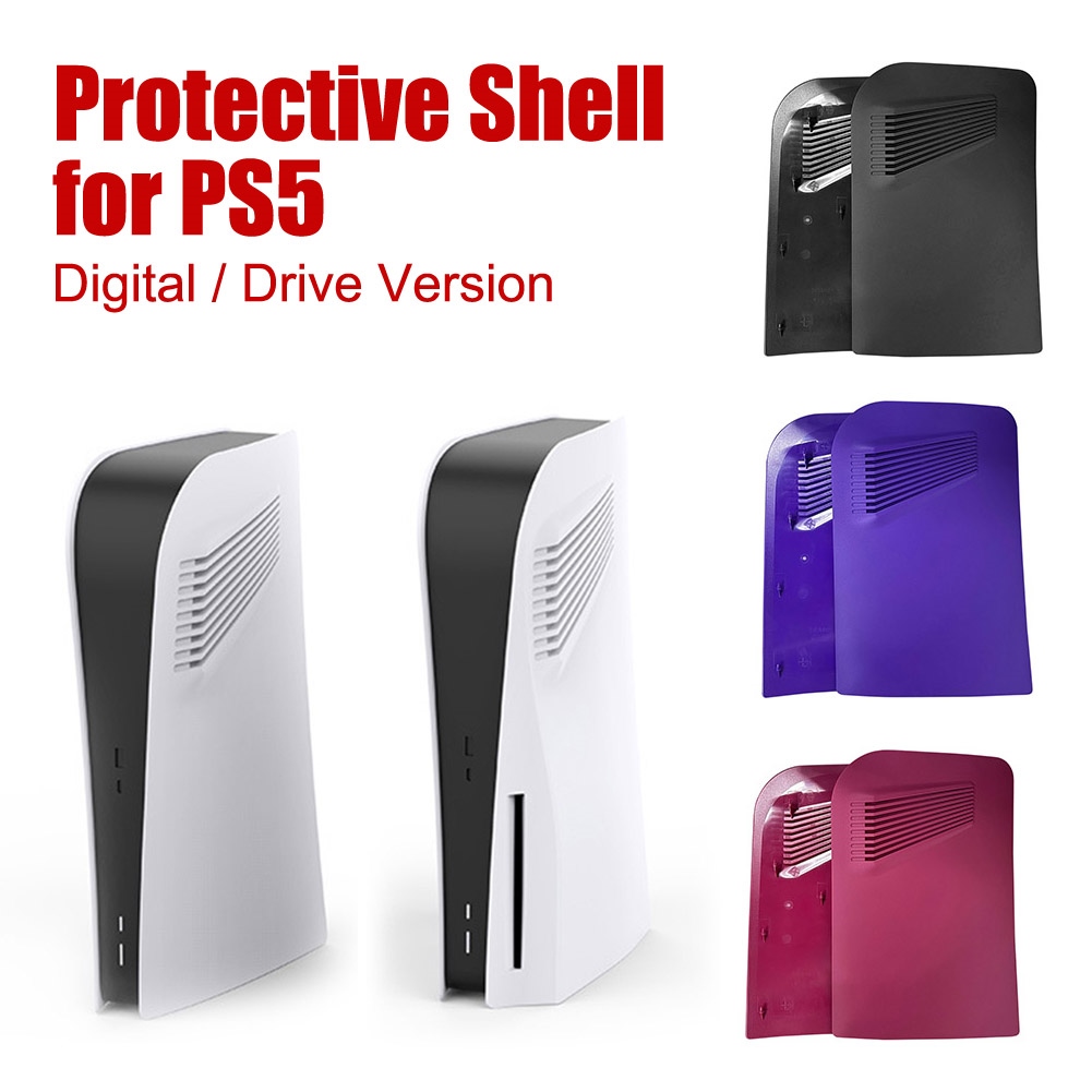 ♂ Replacement Dustproof Protective Skin Shell Cover Plate Replacement Gaming Console for PS5 Gaming Console
