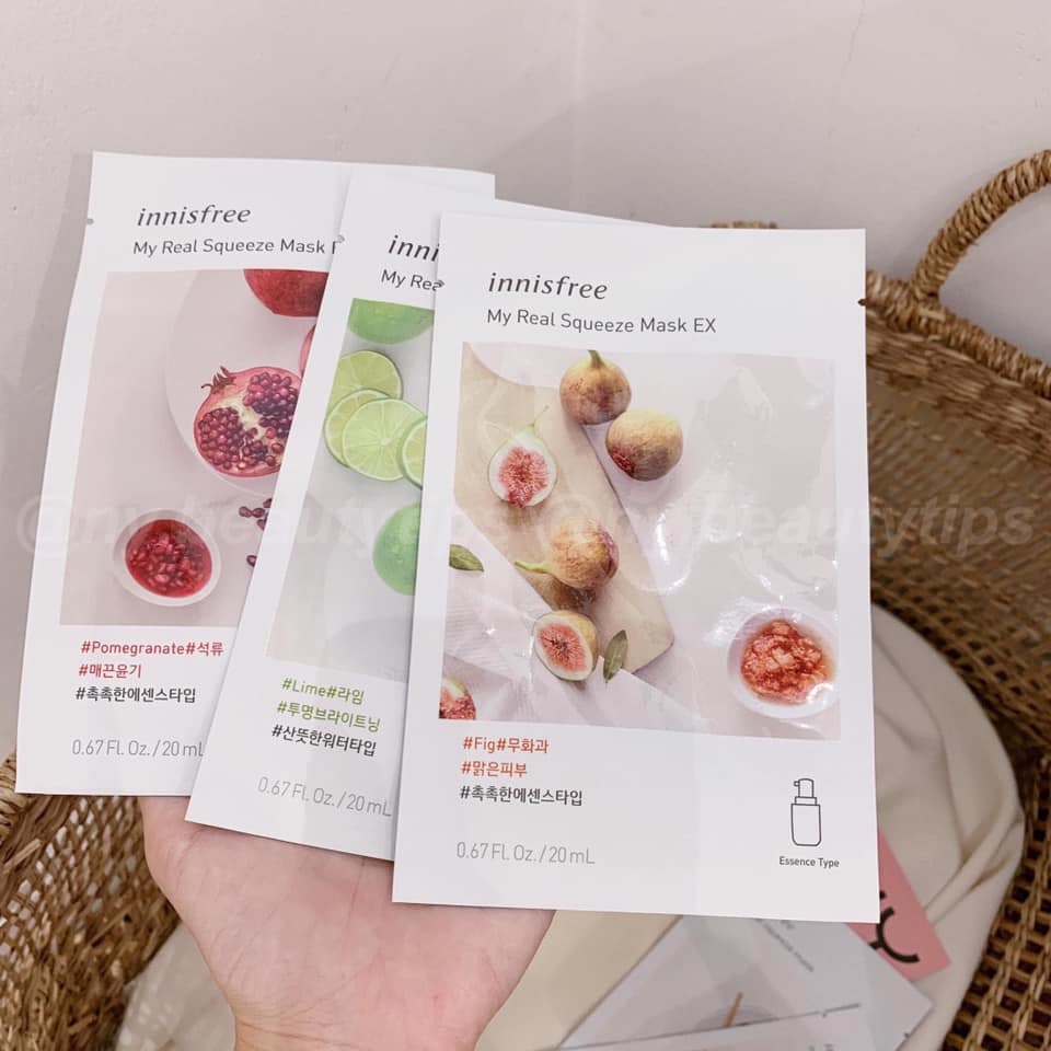 Combo 10 Mặt nạ dưỡng ẩm làm đẹp da Hàn Quốc (Mix nhiều vị)