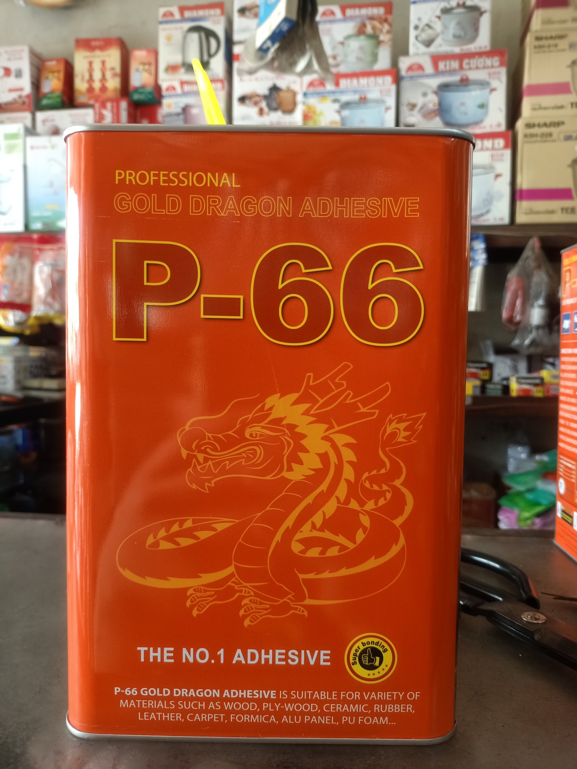 Keo dán đa năng rồng vàng p66 - 3.3lít