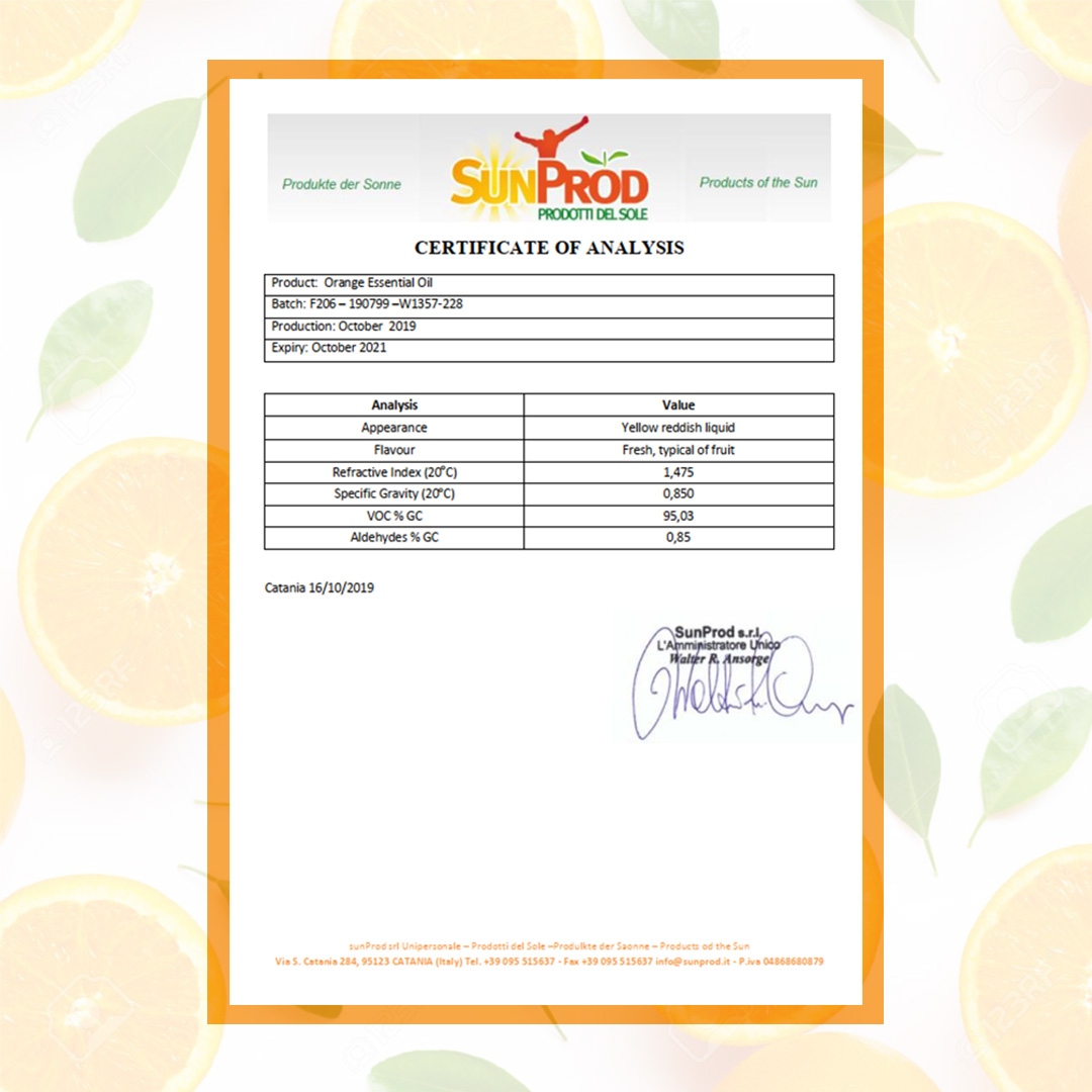 Tinh dầu Cam tươi AROMA Fresh Orange Essential Oil, tinh dầu thơm phòng thư giãn, thông mũi họng, chống say xe