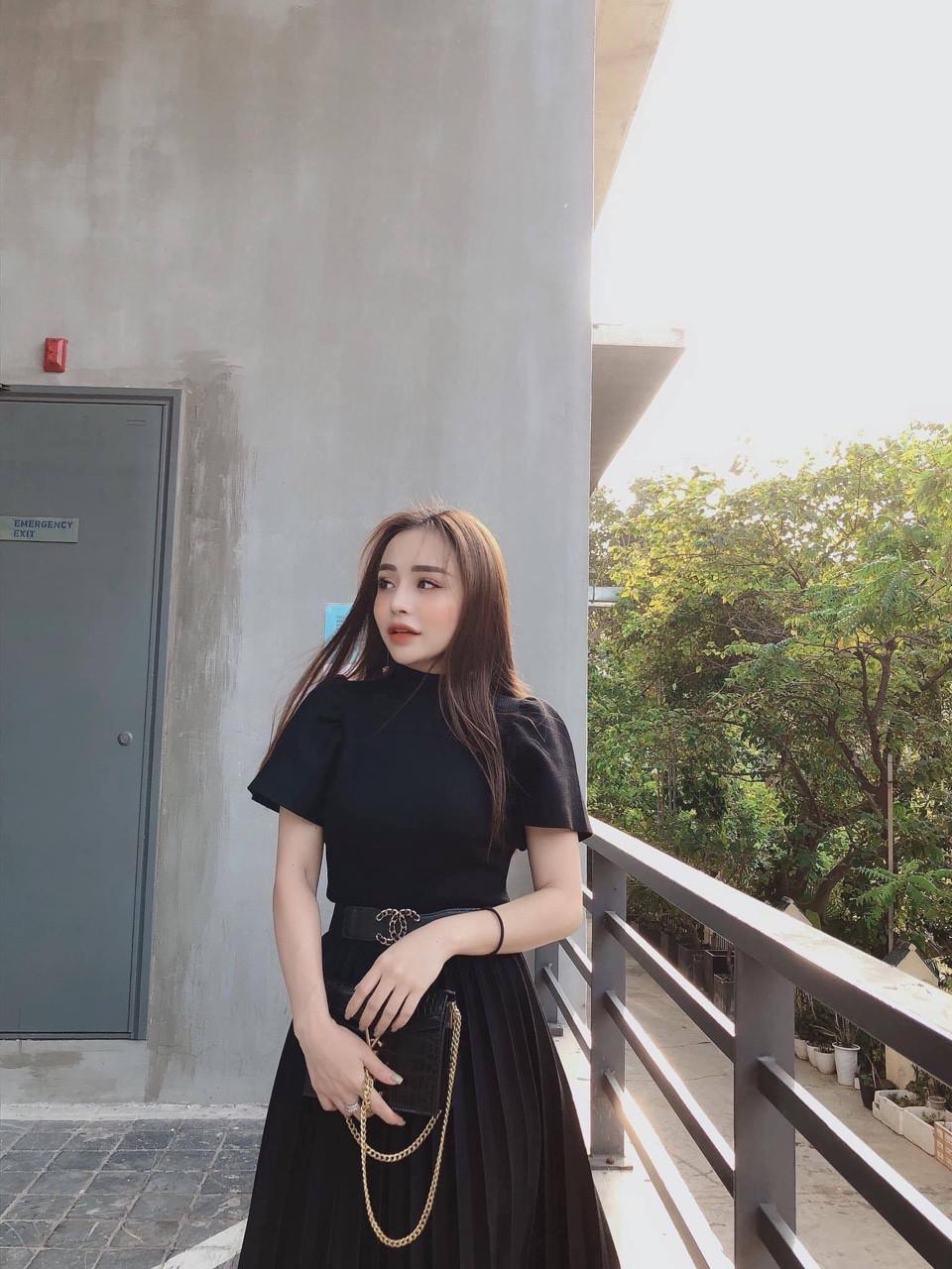 Áo thun gân cổ cao tay cánh dơi siêu hot MC