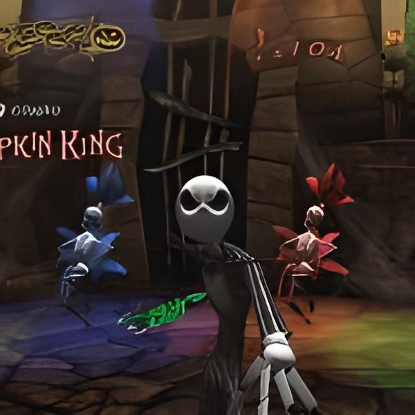 Đĩa game Tim Burton's The Nightmare Before Christmas: Oogie's Revenge PS2