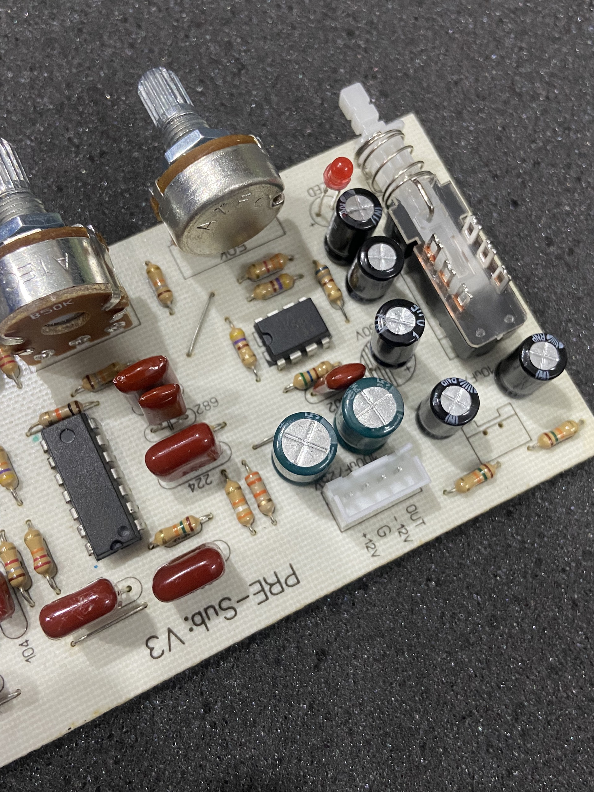 Mạch lọc siêu trầm, mạch cắt sub lắp cho amply và cục đẩy.