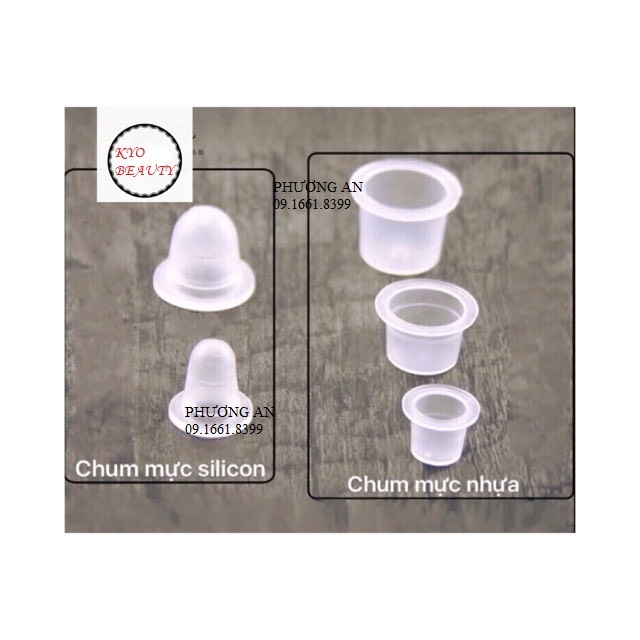 Chum silicon, chum nhựa đựng mực
