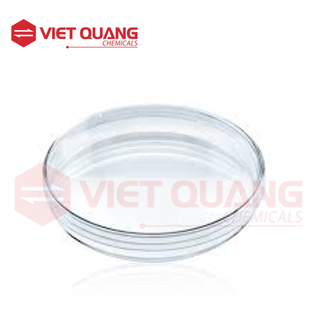 Đĩa petri thuỷ tinh VietQuangchemicals phi 75mm