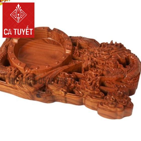 Gạt Tàn Thuốc Gỗ Hương Đỏ Chất Lượng Cao (G )