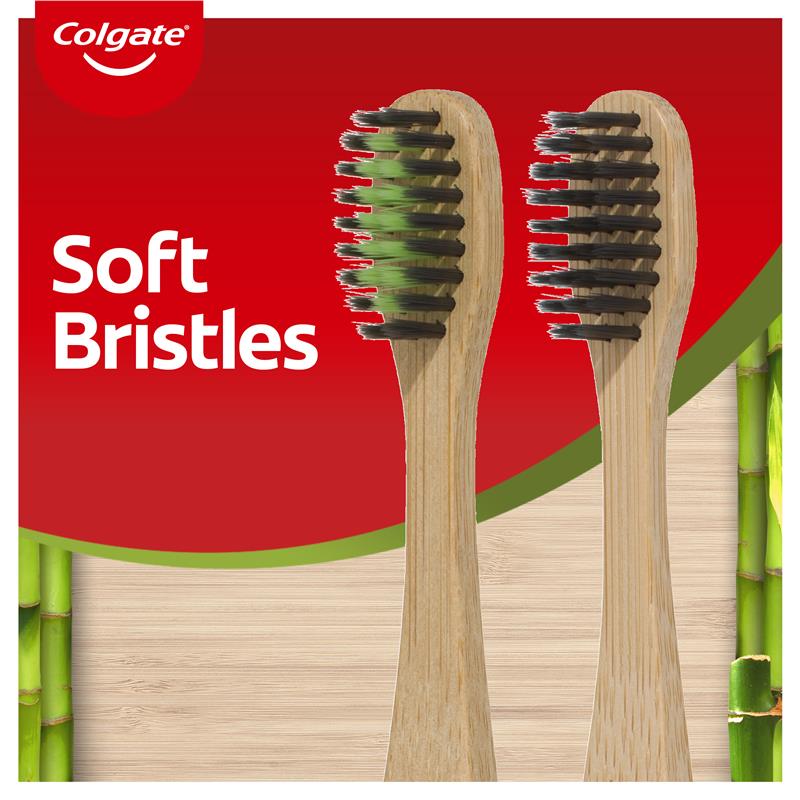 Set 2 Bàn chải tre Colgate Bamboo