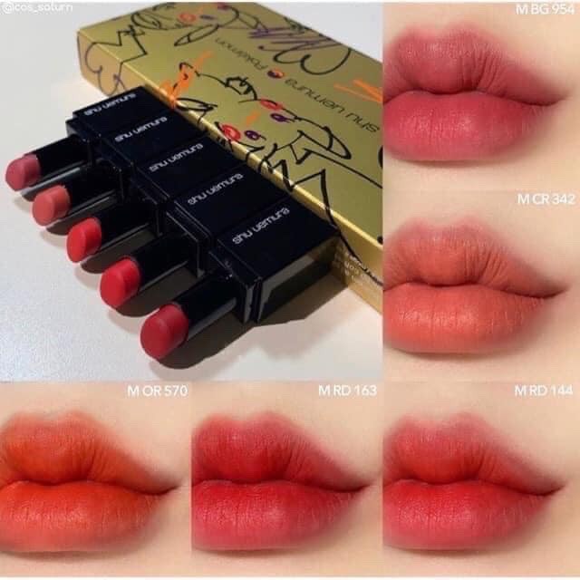 [Set 5 son mini] Set Son Shu Uemura Bản Pokemon Pikachu