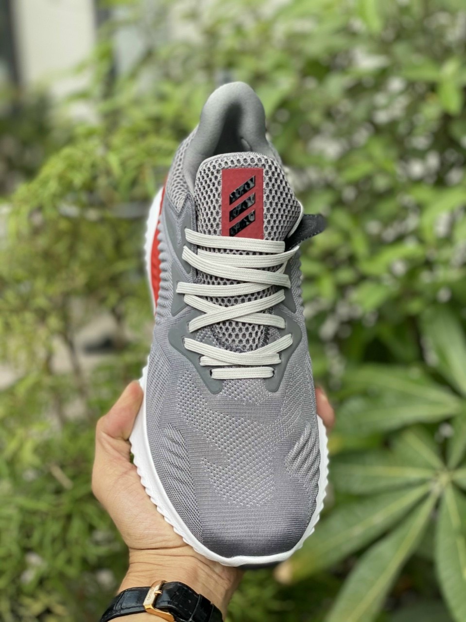 Giày thể thao Adidas Alphabounce Beyond Xám Đỏ