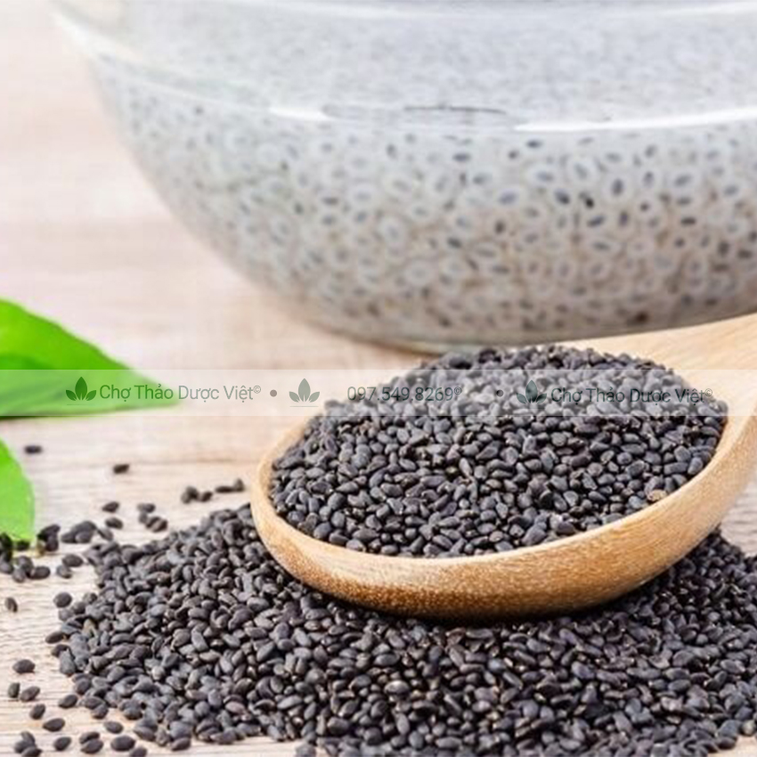 Hạt é nguyên chất 100g (Nấu chè, làm thạch sương sáo) - Chợ Thảo Dược Việt