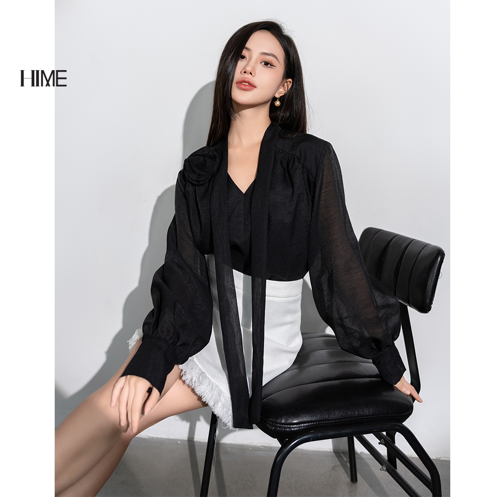 Áo sơ mi tay bồng HIME H295BF1A0323