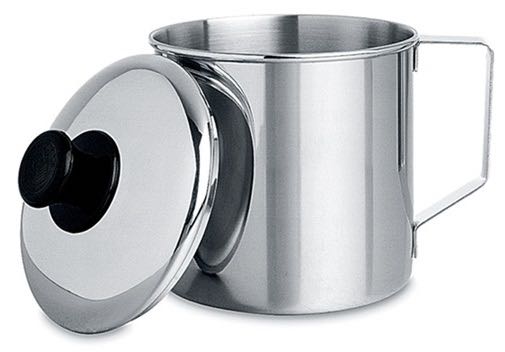 Ca nước inox có nắp 11cm - 110111 zebra thái lan